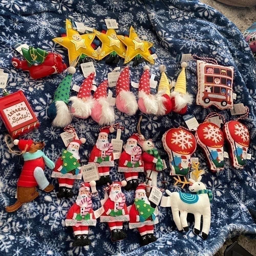 25 Piece Lot of New Wondershop Ornaments- Christmas Holiday